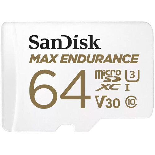 ＳａｎＤｉｓｋ　ＭＡＸ　Ｅｎｄｕｒａｎｃｅ高耐久カード　６４ＧＢ　ＳＤＳＱＱＶＲ－０６４Ｇ－ＪＮ３ＩＤ　■お取り寄せ品
