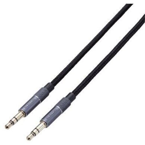 ＡＵＸケーブル／&phi;３．５－&phi;３．５／アルミコネクタ／２．０ｍ／ブラック　ＡＸ－３５ＭＡ２０ＢＫ　■お取り寄せ品