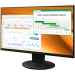 液晶ディスプレイ　２３．８型／１９２０&times;１０８０／ブラック　ＥＶ２４００Ｒ－ＢＫ　■お取り寄せ品