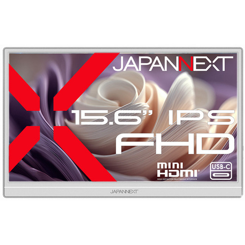 液晶ディスプレイ　１５．６型／１９２０&times;１０８０／ホワイト　ＪＮ－ＭＤ－Ｅｉ１５６Ｆ２－Ｗ　■２営業日内届