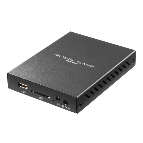 メディアプレーヤー（４Ｋ対応・タイマー機能付き）　ＭＥＤ－ＰＬ４Ｋ１０５　■お取り寄せ品