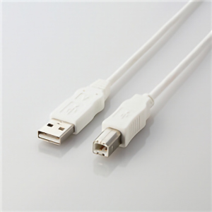 ＥＵ　ＲｏＨＳ指令準拠　ＵＳＢ２．０ケーブル　ＡＢタイプ／５．０ｍ（ホワイト）　■お取り寄せ品