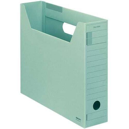ファイルボックス　Ｆタイプスリム　Ａ４横　緑　５個