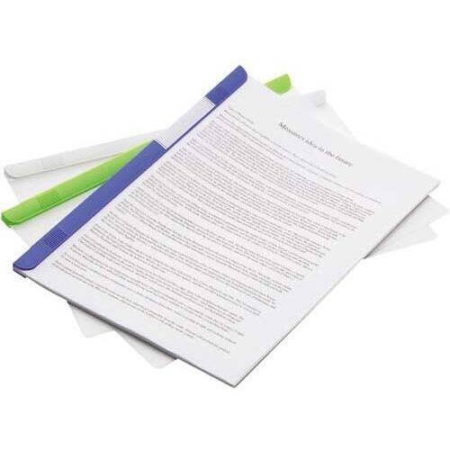 スライドバーファイルＡ４縦２０枚とじ　青１０冊