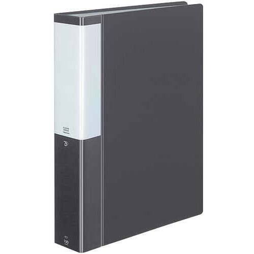 クリヤーブックポジティ　Ａ４縦　濃灰　１００Ｐ４冊