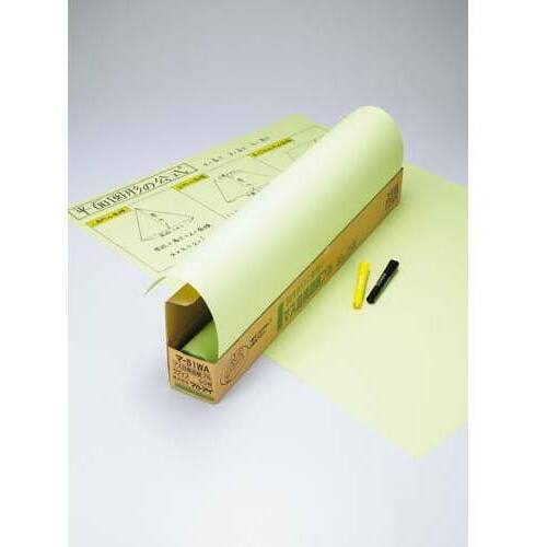 色マス目模造紙７８８&times;１０８５ｍｍウグイス　５０枚