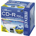 ＣＤ－Ｒデータ用　４８倍速　ＩＪ対応　２０枚Ｐ