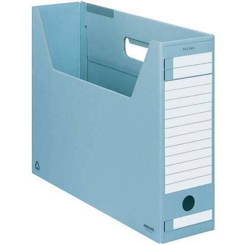 ファイルボックス　Ｄタイプ　Ａ４横　青　１０個