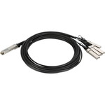 ＱＳＦＰ＋／４ＳＦＰ＋変換銅線ケーブル（３ｍ）　ＣＡＢ－３Ｍ－ＱＳＦＰ＋／４ＳＦＰ＋　■お取り寄せ品