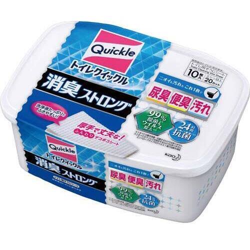 トイレクイックル消臭ストロング　本体　１０枚入