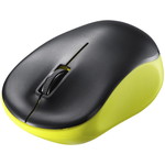 無線（２．４ＧＨｚ）　ＩＲ　ＬＥＤ光学式マウス　３ボタン／電池長持ち　ライム　■お取り寄せ品