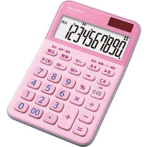カラー電卓　ＥＬ－Ｍ３３５－ＰＸ　ピンク