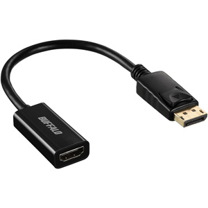 ＤｉｓｐｌａｙＰｏｒｔ－ＨＤＭＩ変換アダプタ　ブラック　ＢＤＰＨＤＢＫ　■２営業日内届