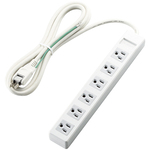 ３ｐｉｎタップ／マグネット付／６口／２．５ｍ／ホワイト　Ｔ－Ｔ１Ｂ－３６２５ＷＨ　■お取り寄せ品