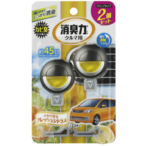 クルマの消臭力　クリップ　シトラス　２個入