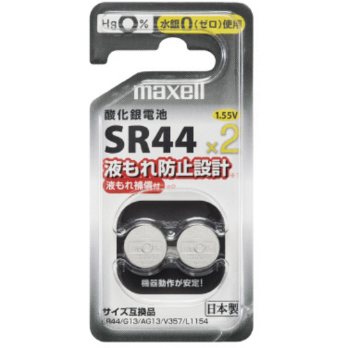 酸化銀ボタン電池　ＳＲ４４　２ＢＳ　Ｄ