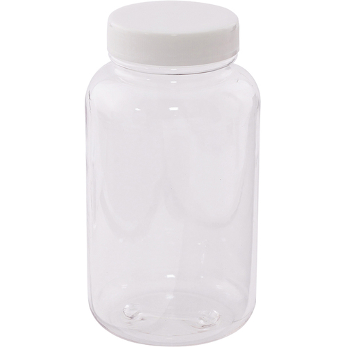 ペット広口瓶　５００ｍＬ　Ｎｏ．５００　１－７４０２－０３　●ご注文は数量１７から