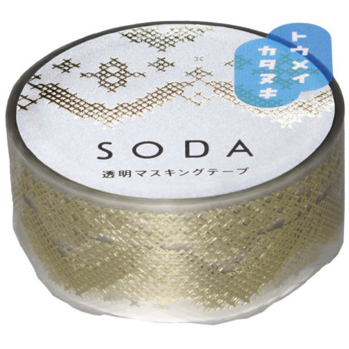 ソ－ダ　透明マステ（クロスステッチ）Ｘ３　【お取り寄せ品】５営業日以内届