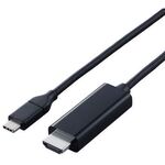 変換ケーブル／ＵＳＢ　Ｔｙｐｅ－Ｃ　－　ＨＤＭＩ／５．０ｍ／ブラック　ＣＡＣ－ＣＨＤＭＩ５０ＢＫ２　■お取り寄せ品