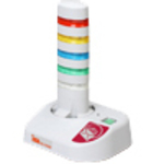 メル丸くん　電子メール直接受信（ＰＯＰ／ＩＭＡＰ対応）警告灯　５灯色レンズ／ライトグレー　■お取り寄せ品