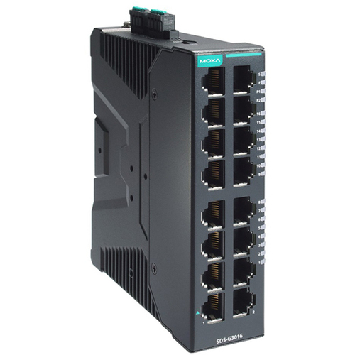 産業用　１６ポート　フルギガビット　スマートイーサネットスイッチ　（ワイド温度モデル）　■お取り寄せ品