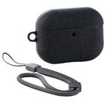 ＡｉｒＰｏｄｓ　Ｐｒｏ　３対応ファブリックケース／ストラップ付／ブラック　ＡＶＡ－ＡＰ０７ＣＣＢＫ　■お取り寄せ品