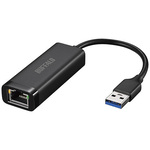 Ｇｉｇａ　ＵＳＢ３．２　Ｇｅｎ１対応　有線ＬＡＮアダプター　Ｔｙｐｅ－Ａ対応モデル　ブラック　■２営業日内届