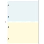 マルチプリンタ帳票　Ａ４　カラー２面４穴　１００枚