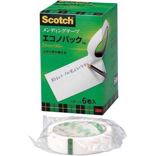 スコッチ　メンディングテープ２４ｍｍ&times;３０ｍ６巻