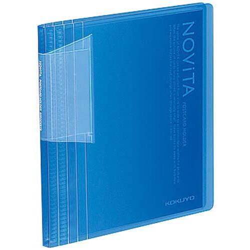 ポストカードホルダー　ノビータ固定式　青１０冊