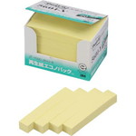 ポストイット　再生紙ふせん７５×１２．５　黄２０冊