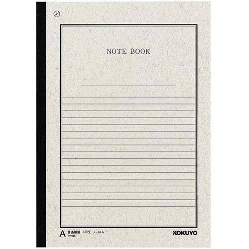 事務用ノートセミＢ５　Ａ罫７ｍｍ　４０枚　２０冊