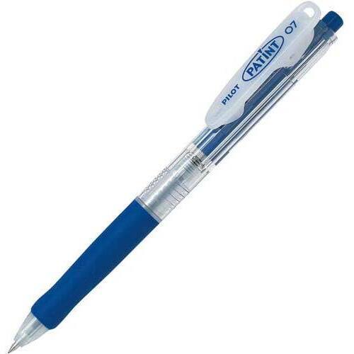 パティントボールペン（細字）０．７ｍｍ　青　１０本