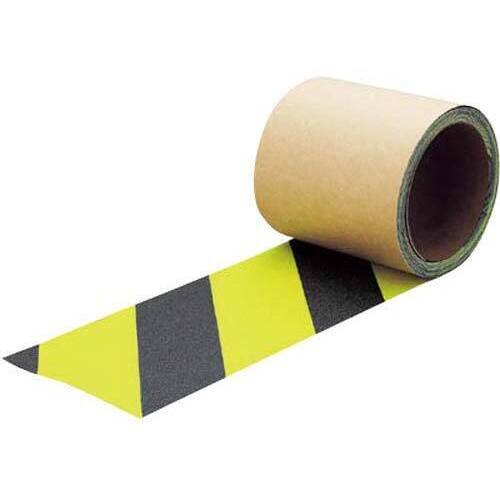 蛍光ノンスリップテープ　３ｍ&times;１００Ｗ　ゼブラ　【お取り寄せ品】６営業日以内届