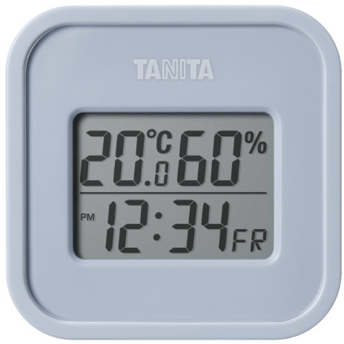 デジタル温湿度計　ＴＴ５８８　ブルーグレー　【お取り寄せ品】９営業日以内届