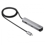 ＵＳＢ　Ｔｙｐｅ－Ｃマルチ変換アダプタ（ＨＤＭＩ＋ＬＡＮ付・ケーブル１ｍ）　ＵＳＢ－３ＴＣＨＬＰ７Ｓ－１　■お取り寄せ品