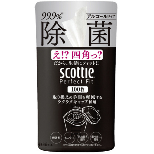 ＳＣＴＰフィットウェット除菌ＡＬ１００枚替×２０　【お取り寄せ品】６営業日以内届