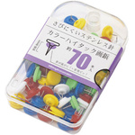 カラーハイタック画鋲　５色ミックス　約７０本入