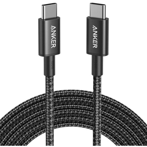 Ａｎｋｅｒ　高耐久ナイロン　ＵＳＢ－Ｃ　＆　ＵＳＢ－Ｃ　ケーブル　３．０ｍ　ブラック　■お取り寄せ品