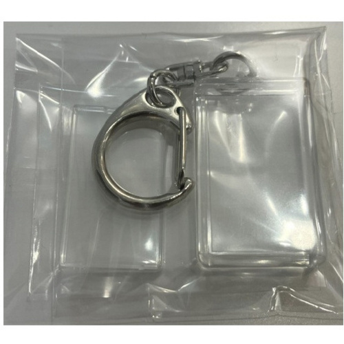 ハメパチキーホルダー長方形２５&times;１８ｍｍ