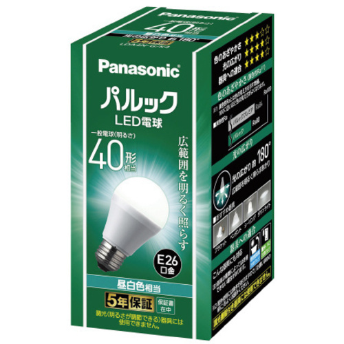 パルックベーシック４０形ＬＥＤ電球　昼白色Ｅ２６