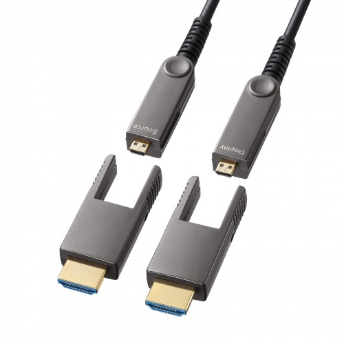 ４Ｋ６０Ｈｚ対応光ファイバＨＤＭＩケーブル（２０ｍ）　ＫＭ－ＨＤ２０－ＰＦＢＡＤ２０　■お取り寄せ品