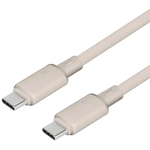 ＵＳＢケーブル／Ｃ－Ｃ／１．２ｍ／マッシュルームベージュ　ＯＷＬ－ＣＢＳ１ＭＩＮＣＣ１２－ＢＥ　■お取り寄せ品