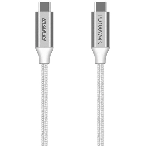 ＵＳＢ３．２　Ｃ－Ｃケーブル（１００Ｗ／１０Ｇ／２ｍ）ホワイト　ＡＰＣ－Ｖ２０１０ＣＣ－４ＫＵ３Ｇ２－Ｗ　■お取り寄せ品