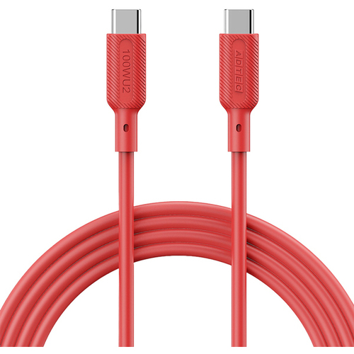 ＵＳＢ２．０　Ｃ－Ｃケーブル　１００Ｗ／４８０Ｍｂ／１ｍ　レッド　ＡＰＣ－Ｖ１０１０ＳＣＣ－Ｕ２－ＲＤ　■お取り寄せ品