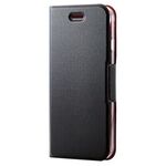 ｉＰｈｏｎｅ　ＳＥ　第３世代／手帳型ケース／ブラック　ＰＭ－Ａ２２ＳＰＬＦＵＢＫ　■お取り寄せ品