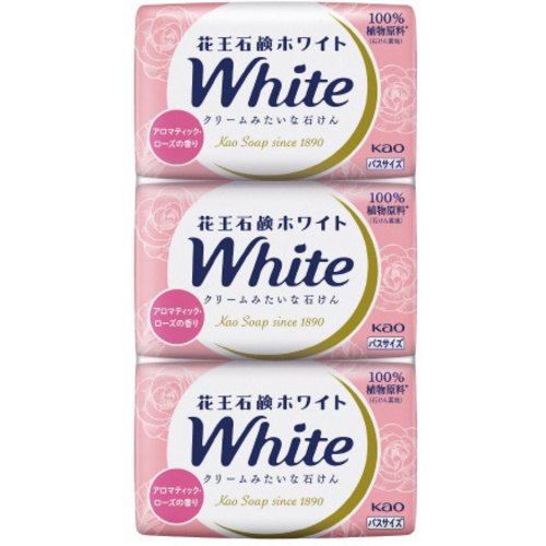 花王石鹸ホワイト　アロマティック・ローズ３コ&times;２０　【お取り寄せ品】５営業日以内届