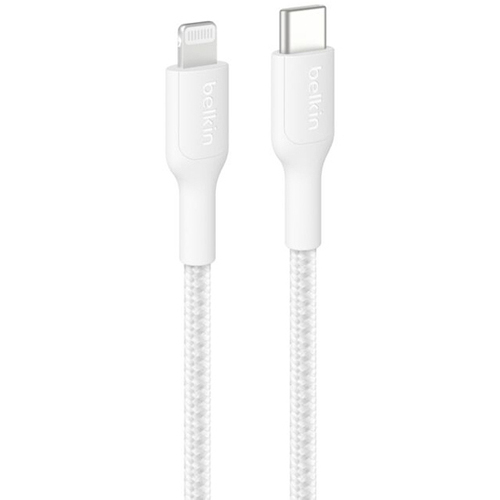 ＢｏｏｓｔＣｈａｒｇｅ　Ｐｒｏ　ＵＳＢ－Ｃ　ｔｏ　Ｌｉｇｈｔｎｉｎｇ　編組ケーブル　２Ｍ　ホワイト　■２営業日内届