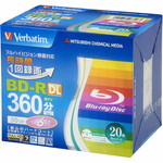 ＢＤ－Ｒ　２層　録画用　２６０分　１－６倍速　５ｍｍケース２０枚パック　ワイド印刷対応　■お取り寄せ品