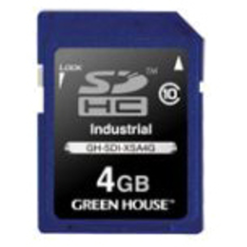 インダストリアルＳＤＨＣカード　ＳＬＣ　－４０～＋８５℃　４ＧＢ　■お取り寄せ品